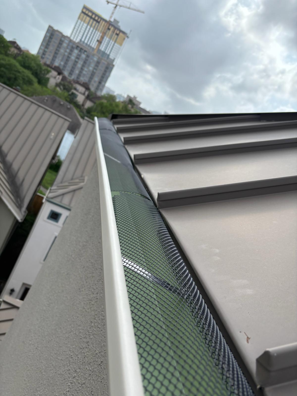 An image that shows one of our commercial roofing maintenance and repair results