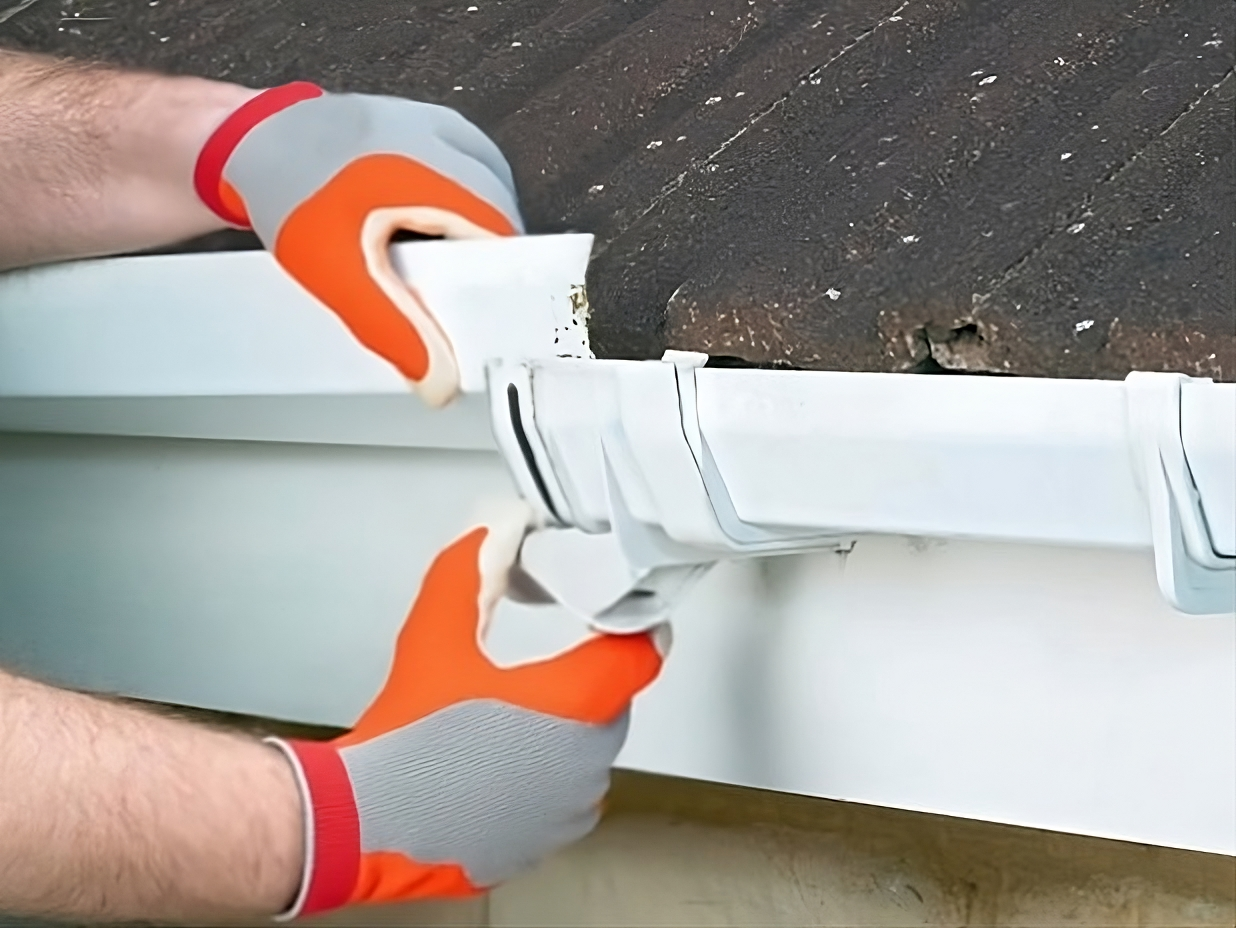 An image that shows one of our commercial roofing maintenance and repair results